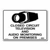 Lynch Sign 14 in. x 10 in. CCTV and Audio Monitoring Sign Printed on More Durable, Thicker, Longer Lasting Styrene Plastic -Nostalgic Warehouse Sales white lynch sign safety signs w 13a 64 1000