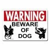 Lynch Sign 14 in. x 10 in. Beware of Dog Sign Printed on More Durable, Thicker, Longer Lasting Styrene Plastic