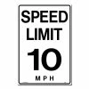Lynch Sign 12 in. x 18 in. Speed Limit 10 M.P.H. Sign Printed on More Durable, Thicker, Longer Lasting Styrene Plastic -Nostalgic Warehouse Sales white lynch sign traffic signs a 6 10 64 1000