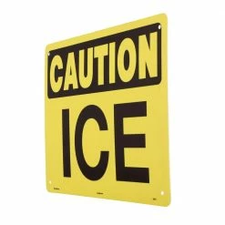 Lynch Sign 14 in. x 10 in. Ice Sign Printed on More Durable, Thicker, Longer Lasting Styrene Plastic -Nostalgic Warehouse Sales yellow lynch sign safety signs cs 72 40 1000